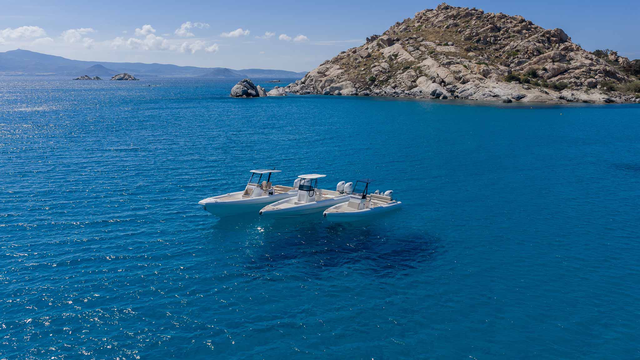 Naxos private boat tours with Sea Power Rib Adventures